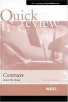 Paperback Sum and Substance Quick Review on Contracts (Quick Reviews) Book
