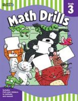 Paperback Math Drills: Grade 3 (Flash Skills) Book