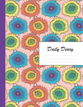 Daily Diary: Blank 2020 Journal Entry Writing Paper for Each Day of the Year | Tie Dye Abstract Pattern Design | January 20 - December 20 | 366 Dated ... Your Life, Set Goals & Get Things Done