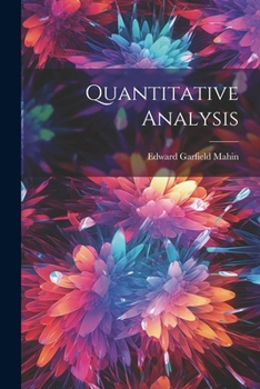 Paperback Quantitative Analysis Book