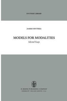 Paperback Models for Modalities: Selected Essays Book