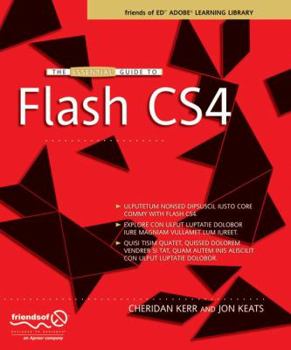 Paperback The Essential Guide to Flash CS4 Book