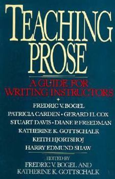 Paperback Teaching Prose: A Guide for Writing Instructors Book