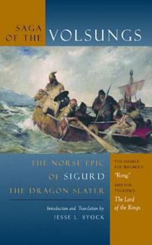 Paperback Saga of the Volsungs: Norse Epic of Sigurd the Dragon Slayer Book