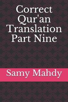 Paperback Correct Qur'an Translation Part Nine Book