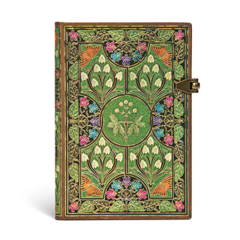 Diary Paperblanks Poetry in Bloom Hardcover Mini Unlined Clasp Closure 208 Pg 85 GSM Book