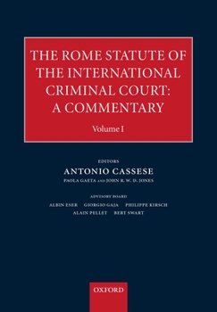 Hardcover The Rome Statute for an International Criminal Court: A Commentary Book
