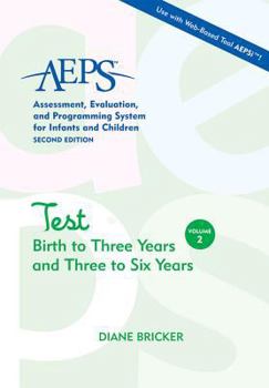 Spiral-bound AEPS Test Birth to Three Years and Three to Six Years Book