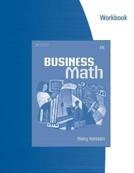 Paperback Workbook for Hansen's Business Math Book