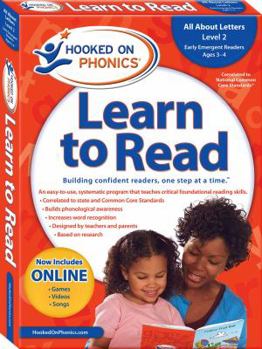 Hooked on Phonics Learn to Read - Level 2: All About Letters (Early Emergent Readers | Pre-K | Ages 3-4)