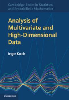 Paperback Analysis of Multivariate and High-Dimensional Data Book