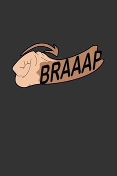 Braaap: Notebook | Dotgrid Journal | Writing Diary Book | Planer | Braaap, Supercross, Motocross, MX, Dirtbike, Twist - Full Throtle  | Doted -  Gift ... Biker, 120 Pages Size 6x9" (Din. A5)