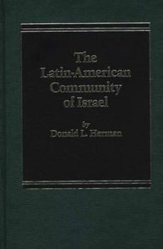 Hardcover The Latin-American Community of Israel Book