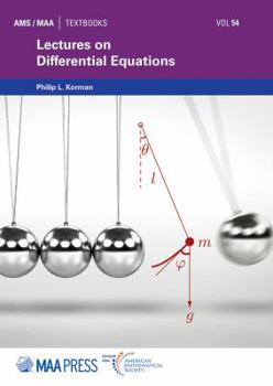 Hardcover Lectures on Differential Equations (Ams/Maa Textbooks) Book