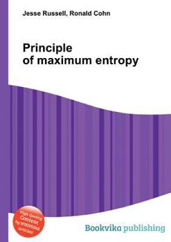 Paperback Principle of Maximum Entropy Book