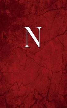 N: Personal Monogram Cover Diary, 5x8", 124 Pages