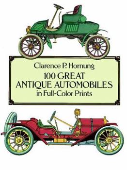 Paperback 100 Great Antique Automobiles in Full-Color Prints Book