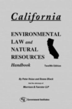 Paperback California Environmental and Natural Resources Handbook Book