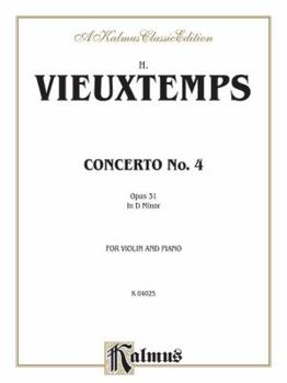 Paperback Violin Concerto No. 4, Op. 31 Book