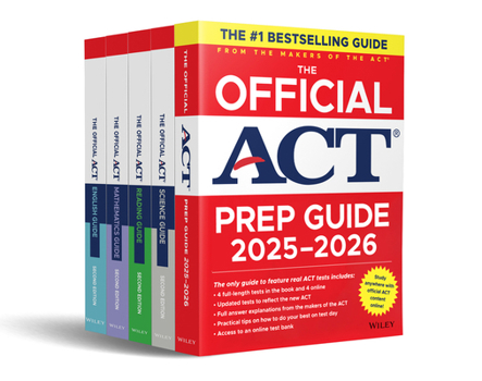 Paperback The Official ACT Prep & Subject Guides 2025-2026 Complete Set Book