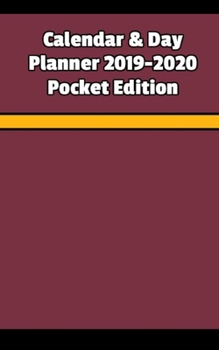 Paperback 2019-2020 Calendar & Day Planner Pocket Edition Book