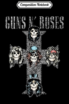 Composition Notebook: Womens Guns N' Roses Official Vintage Cross  Journal/Notebook Blank Lined Ruled 6x9 100 Pages