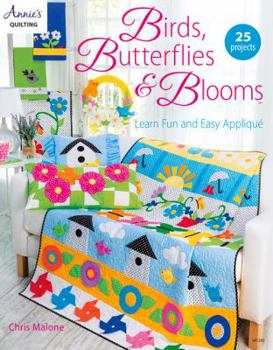 Paperback Birds, Butterflies, & Blooms Book