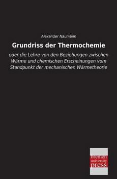 Paperback Grundriss Der Thermochemie [German] Book