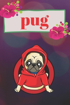 pug: pug notbook  and gifts for dog lovers