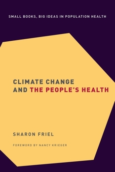 Hardcover Climate Change and the People's Health Book