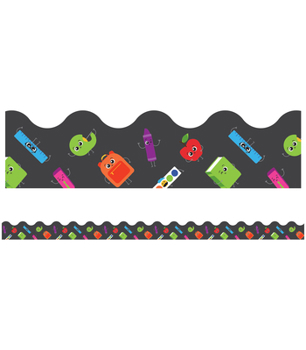 Misc. School Tools Ready for School Scalloped Bulletin Board Borders Book