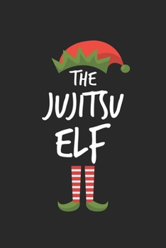 Funny Jujitsu Elf Christmas Notebook Gift: Lined Notebook / Journal Gift, 120 Pages, 6x9, Soft Cover, Matte Finish