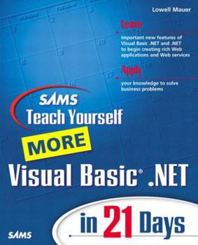 Paperback Sams Teach Yourself More Visual Basic.Net in 21 Days Book