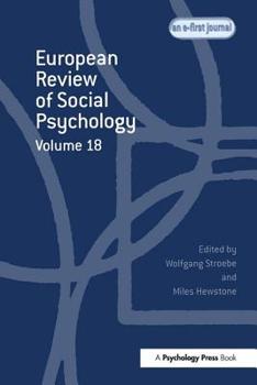 Paperback European Review of Social Psychology: Volume 18 Book