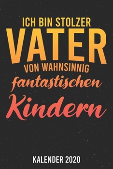Paperback Kalender 2020: Vater A5 Kalender Planer f?r ein erfolgreiches Jahr - 110 Seiten [German] Book