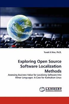 Paperback Exploring Open Source Software Localization Methods Book