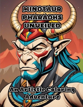 Paperback Minotaur Pharaohs Unveiled: An Artistic Coloring Adventure Book