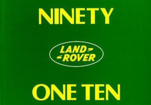 Paperback Land Rover 90 & 110 Owner Manual Book