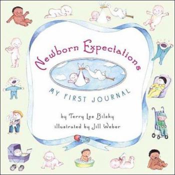 Hardcover Newborn Expectations: My First Journal Book