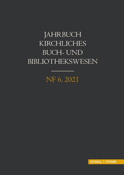 Hardcover Jahrbuch Kirchliches Buch- Und Bibliothekswesen [German] Book