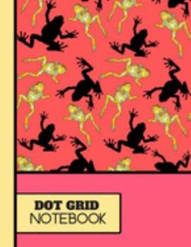 (DOT GRID NOTEBOOK): 'Beautiful Black and Gold Frogs' Chinese Style Pattern Novelty Gift: Frog Dot Grid Notebook for Men, Girls, Women