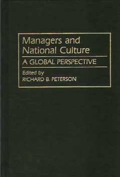 Hardcover Managers and National Culture: A Global Perspective Book