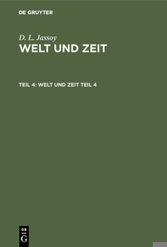 Hardcover Welt und Zeit [German] Book