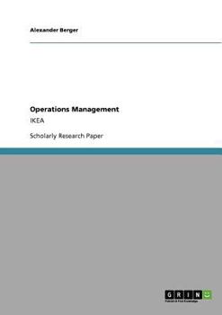 Paperback Operations Management: Ikea Book
