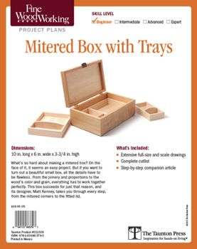 Paperback Fine Woodworking's Mitered Box with Trays Book