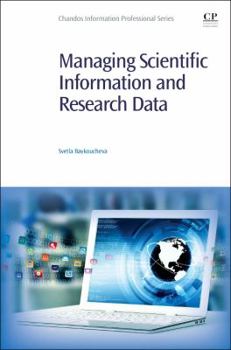 Paperback Managing Scientific Information and Research Data Book