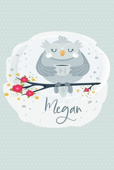 Paperback Megan: Dot Grid Journal Personalized Name Notebook Book