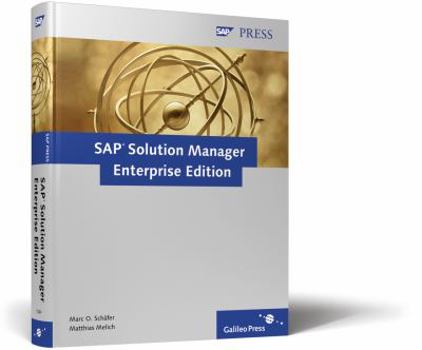 Hardcover SAP Solution Manager Enterprise Edition Book