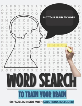 Paperback Word Search Puzzle: To Train Your Brain Book