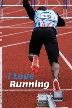 Paperback I Love Running Notebook - 110 Lined Pages - 6x9 Inches Book